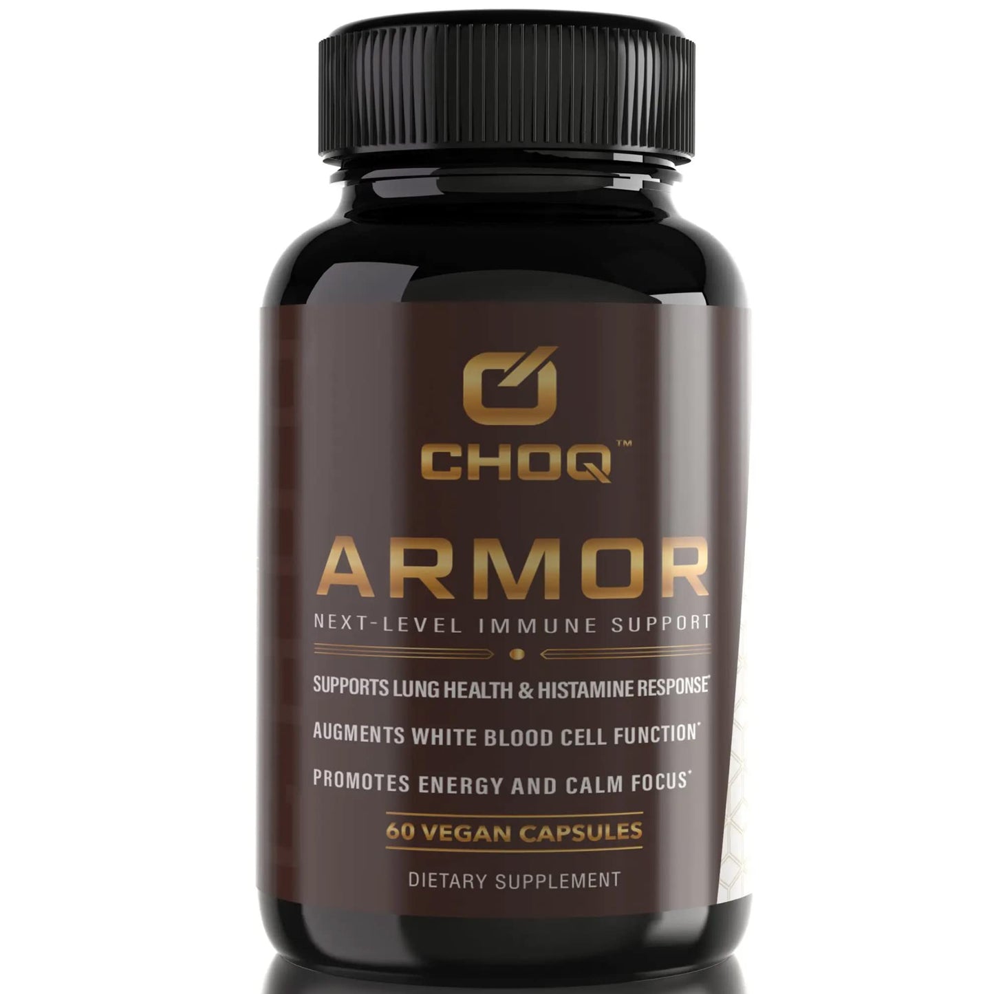 CHOQ Armor - Vegan Capsules - Professional-Grade Immune Defense - 20x Absorption Quercetin Phytosome - Andrographis - Astragalus - Supports Healthy Histamine Levels - dailyvitalstore