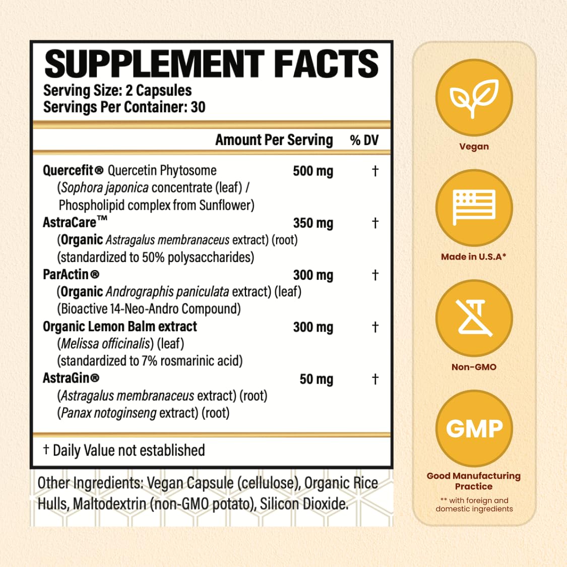 CHOQ Armor - Vegan Capsules - Professional-Grade Immune Defense - 20x Absorption Quercetin Phytosome - Andrographis - Astragalus - Supports Healthy Histamine Levels - dailyvitalstore