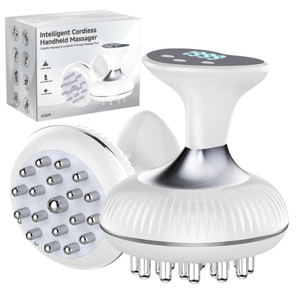 Choufaly Lymphatic Drainage Massager & Anti Cellulite Massage Tool, Helps Reduce Stretch Marks & Cellulite, for Legs, Arms & Belly, Body Sculpting Machine with Microcurrent & Light & Heat & Vibration - dailyvitalstore