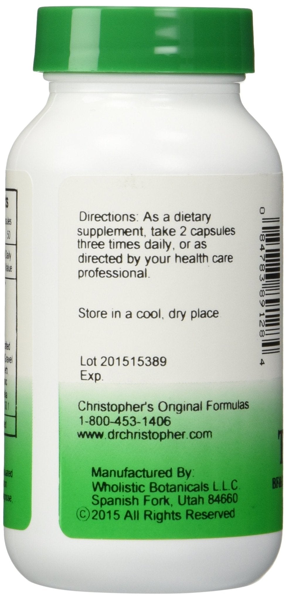 Christopher's Original Formulas Complete Tissue & Bone Formula – 100 VCaps | Herbal Support for Bones & Connective Tissue - Pack of 2 - dailyvitalstore