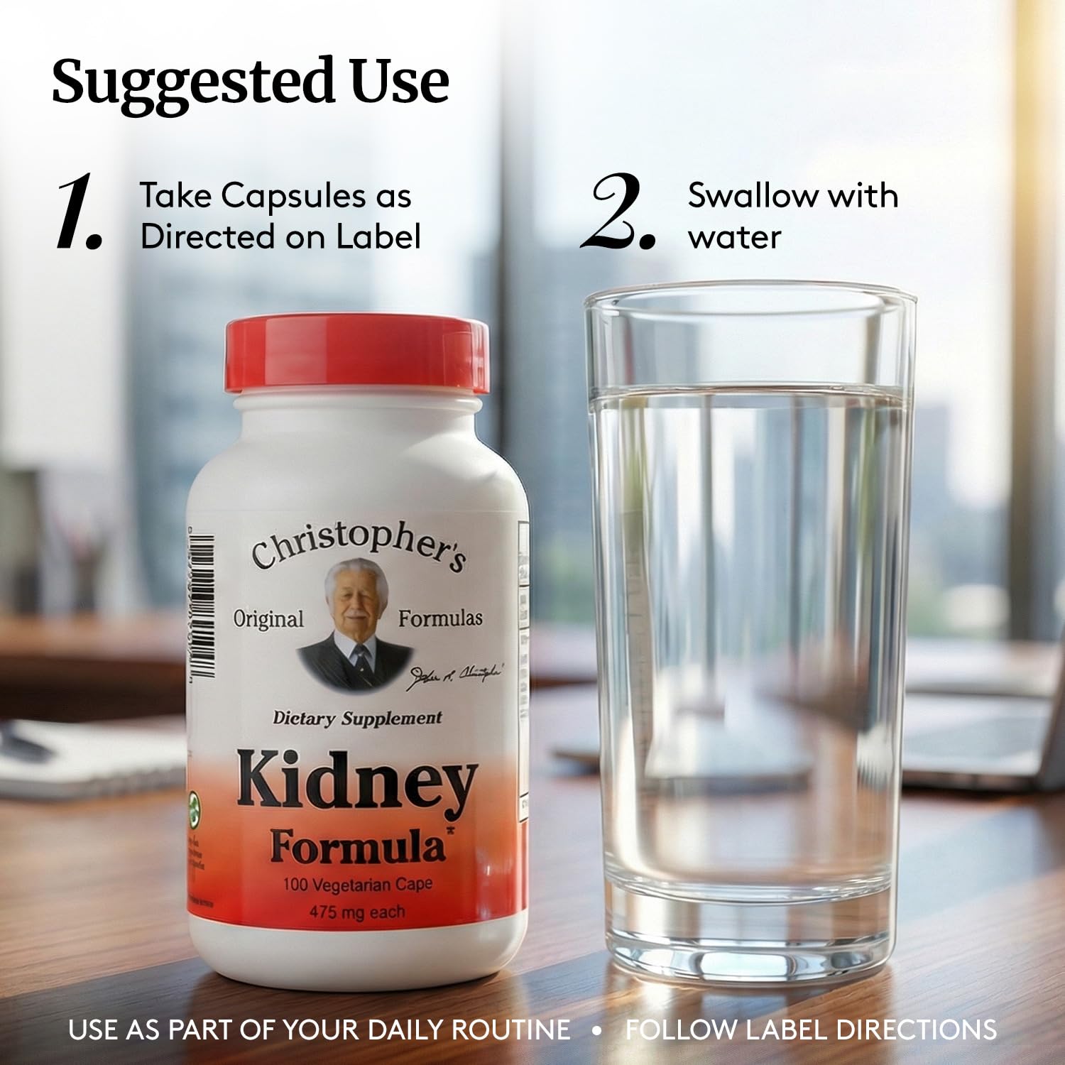 Christopher's Original Formulas Kidney Formula - Kidney Cleanse Detox & Repair Formula - Herbal Blend for Kidney Support - dailyvitalstore