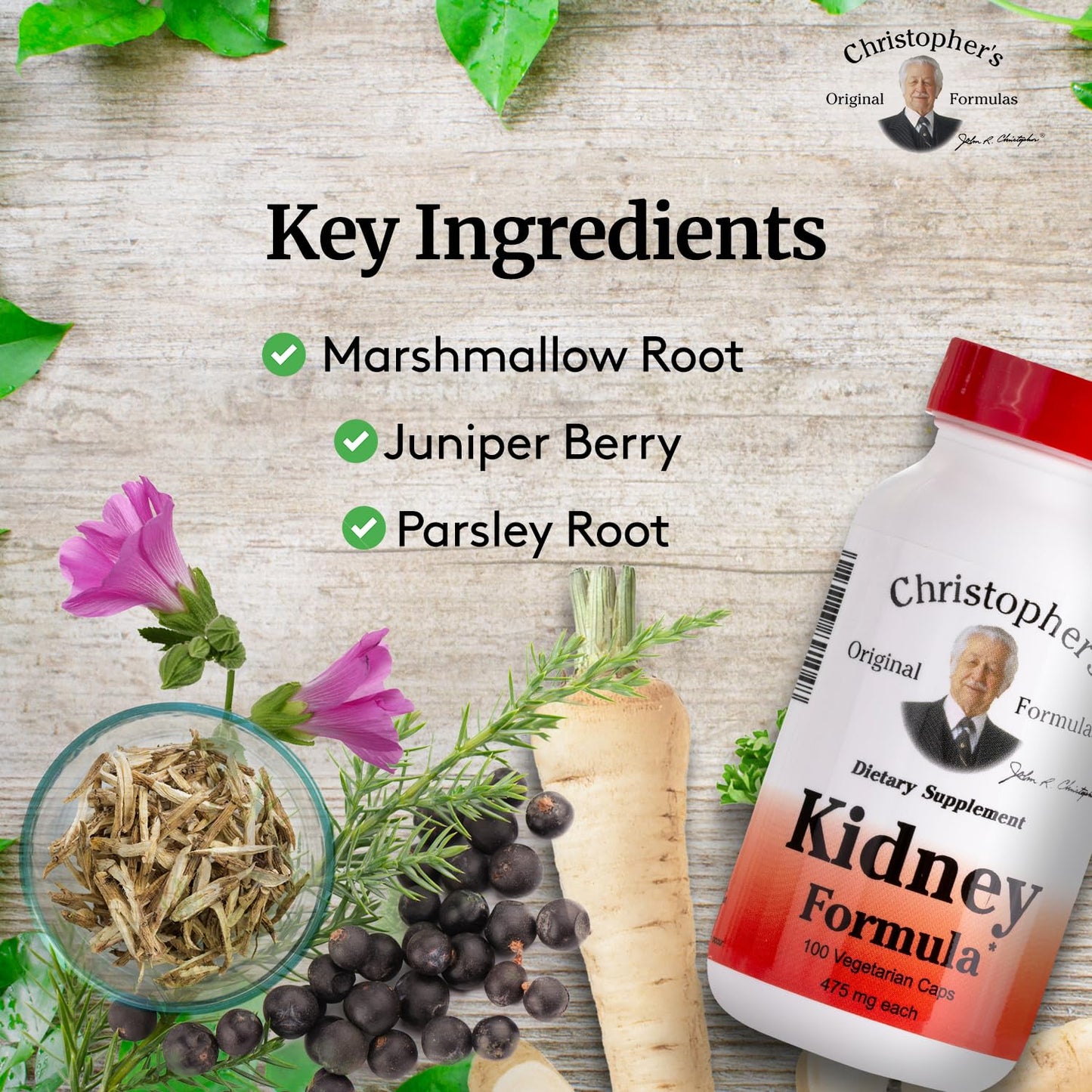 Christopher's Original Formulas Kidney Formula - Kidney Cleanse Detox & Repair Formula - Herbal Blend for Kidney Support - dailyvitalstore