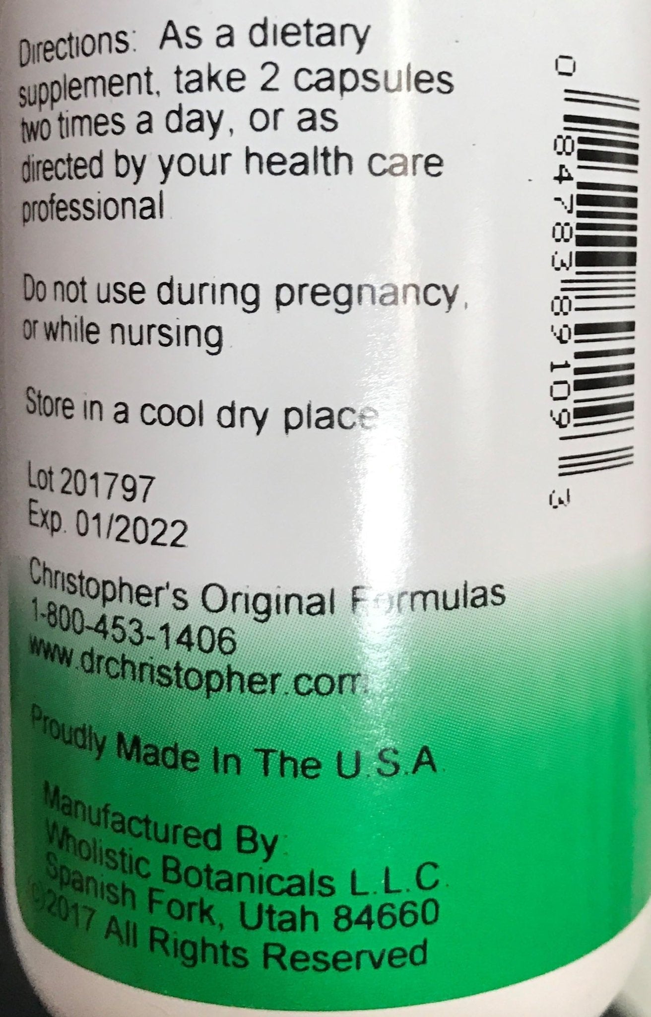Christopher's Original Formulas Sinus Plus, Sinus Support Capsules, Whole Herb Synergistic Blend, 100 Count - dailyvitalstore
