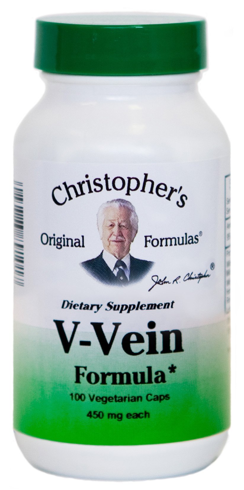 Christopher's Original Formulas V-Vein – 100 Vegetarian Capsules – Unique Herbal Blend – Developed by Master Herbalist David Christopher - dailyvitalstore