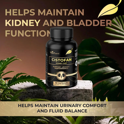 CISTOFAN Kidney Support Supplement – Herbal Formula with Java Tea, Birch Leaf, Parsley & Cranberry – Supports Urinary Tract & Kidney Function – Natural Diuresis – 60 Capsules – Non-GMO – Made in EU - dailyvitalstore