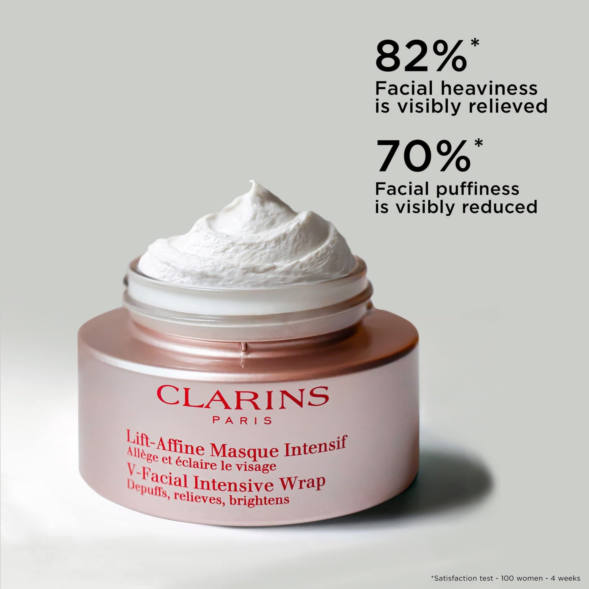 Clarins V-Facial Intensive Wrap Face Mask | Award-Winning Facial Contouring Mask | Visibly Reduces Puffiness and Swelling Caused by Stress,Heat and Hormonal Changes - dailyvitalstore