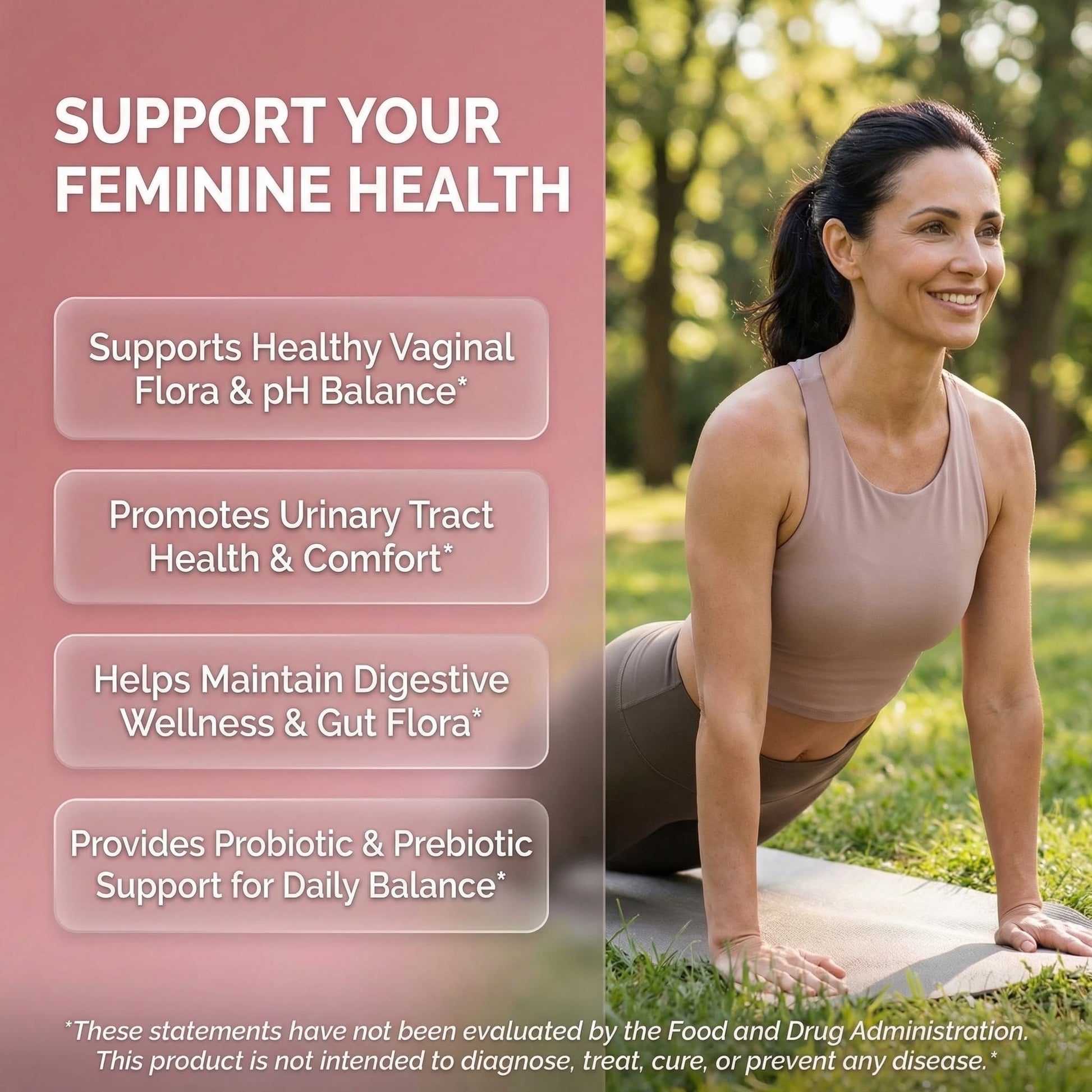 Clean Nutra Vaginal Probiotics for Women + Prebiotics Digestive Enzymes Bromelain Cranberry D Mannose Horsetail Black Cohosh Artichoke Hibiscus Flowers Probiotic for Digestive Health 90 Vegan Capsules - dailyvitalstore