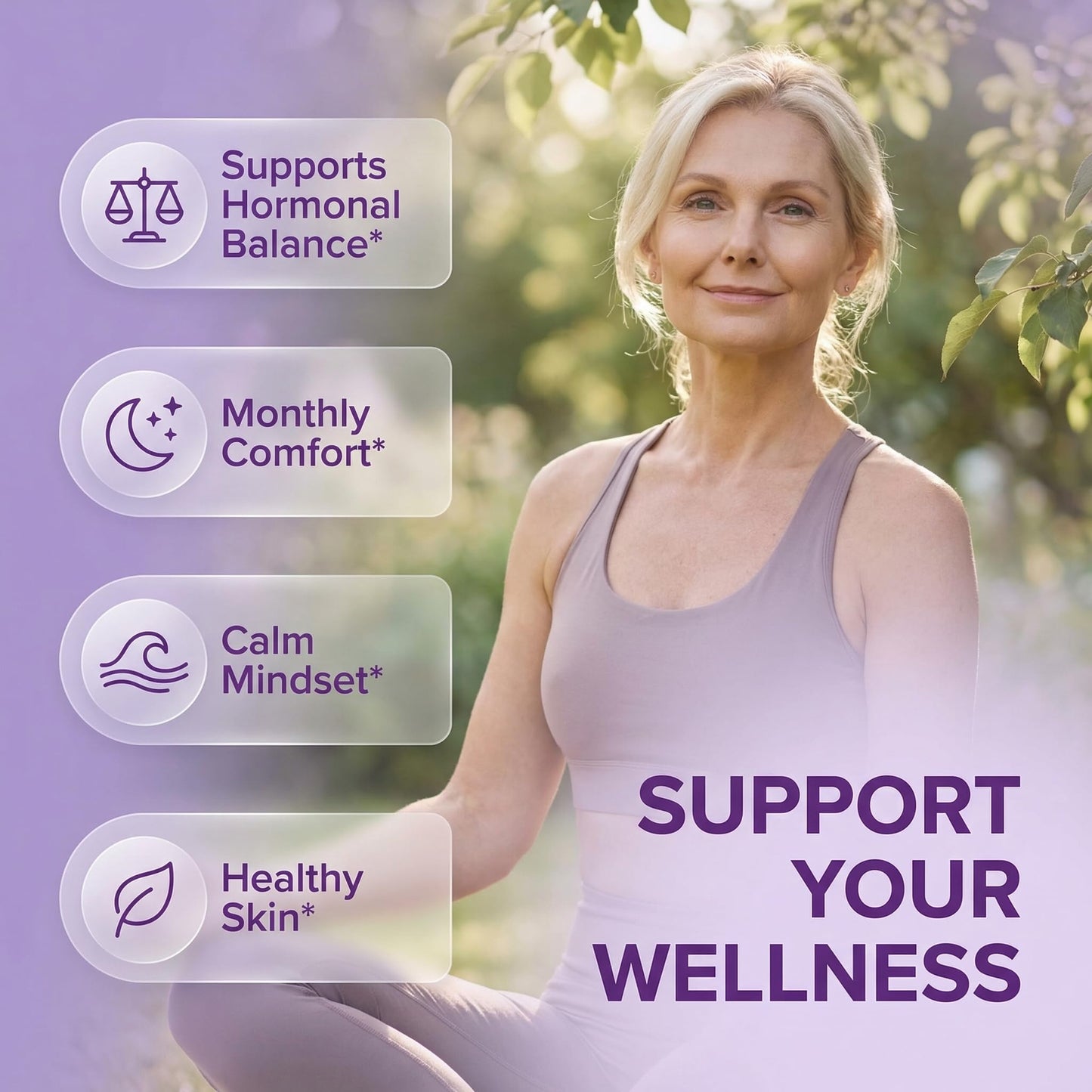 Clean Nutra Wild Yam Root Capsules with Red Clover Black Cohosh Evening Primrose Oil Chasteberry Dong Quai DIM Ashwagandha Grape Seed Extract Milk Thistle Lemon Balm - dailyvitalstore