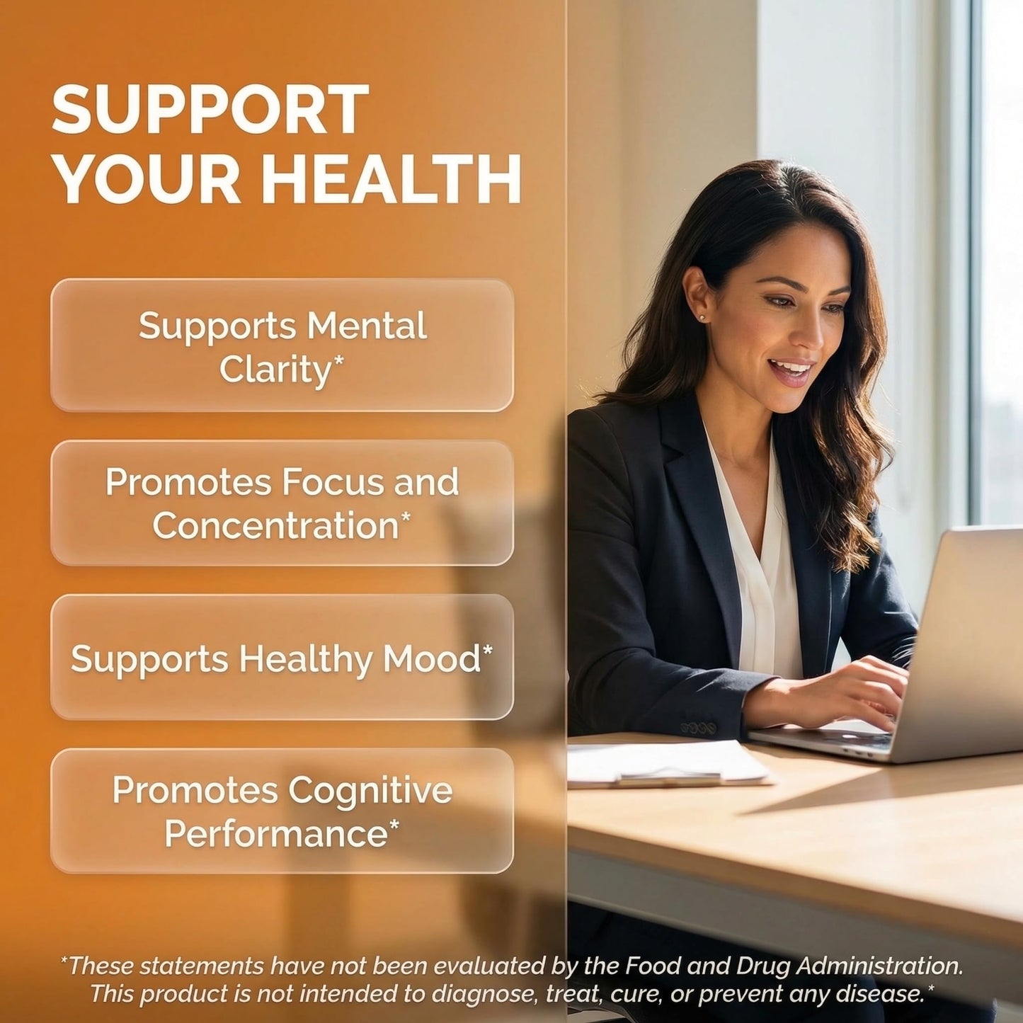 Clean Nutraceuticals L Tyrosine Mucuna Pruriens Bacopa Monnieri Ashwagandha Focus Supplement w/N-Acetyl Cysteine NAC 5-HTP Ginkgo Biloba Alpha GPC Vitamin C D B1 B12 - dailyvitalstore