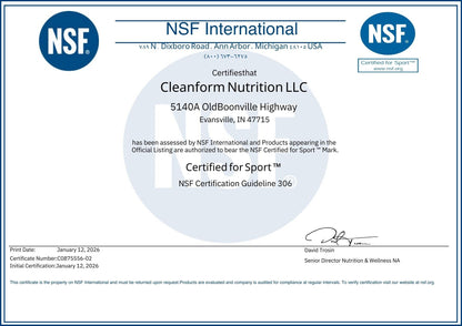CleanForm Nutrition goBHB® Clean Energy Powder | NSF Sport Certified | Cellular Fuel with BHB Salts | Enhances Endurance, Mental Clarity, Hydration & Recovery | No Caffeine or Sugar | Neutral Flavor - dailyvitalstore