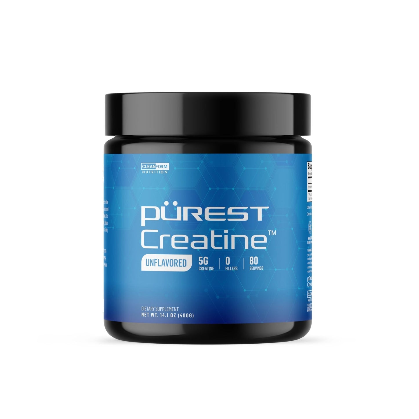 Cleanform Purest Creatine Monohydrate Powder - Ultra-Pure Micronized Supplement for Explosive Strength, Lean Muscle Growth - dailyvitalstore