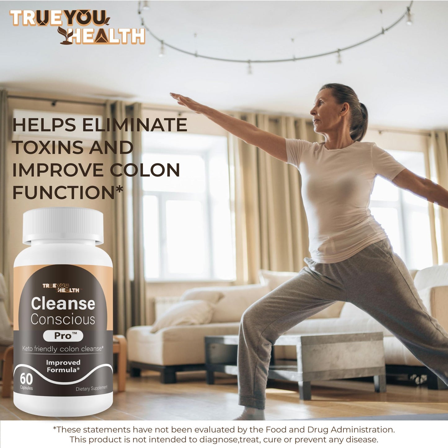 Cleanse Conscious Pro - Improved Formula - Our Best Keto Friendly Colon Cleanse Capsules - Keto Colon Detox Pills for Women & Men - dailyvitalstore