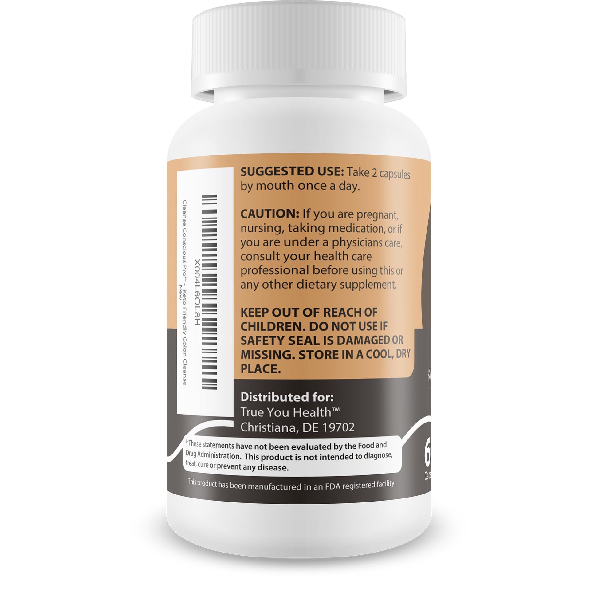 Cleanse Conscious Pro - Improved Formula - Our Best Keto Friendly Colon Cleanse Capsules - Keto Colon Detox Pills for Women & Men - dailyvitalstore
