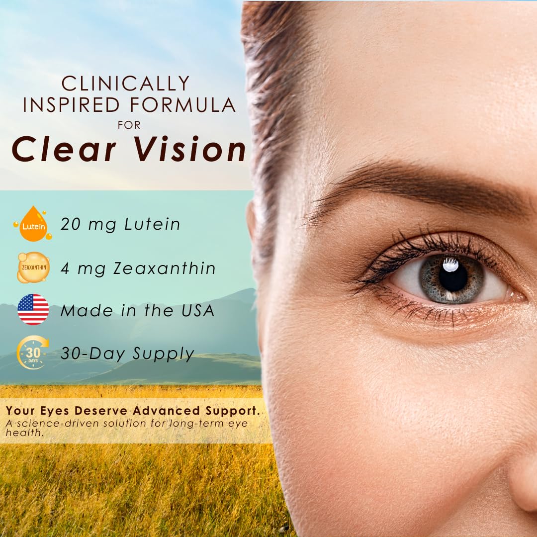 Clearsight AREDS Advanced+ Eye Health Vitamins | Lutein, Zeaxanthin, Vitamin E, Vitamin C | Blue Light & Vision Support | Eye Vitamins for Macular Health - dailyvitalstore