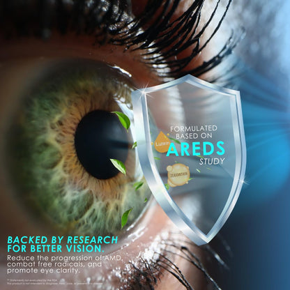 Clearsight AREDS Advanced+ Eye Health Vitamins | Lutein, Zeaxanthin, Vitamin E, Vitamin C | Blue Light & Vision Support | Eye Vitamins for Macular Health - dailyvitalstore