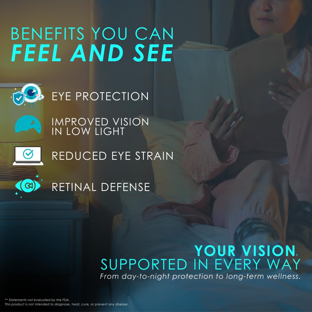 Clearsight AREDS Advanced+ Eye Health Vitamins | Lutein, Zeaxanthin, Vitamin E, Vitamin C | Blue Light & Vision Support | Eye Vitamins for Macular Health - dailyvitalstore