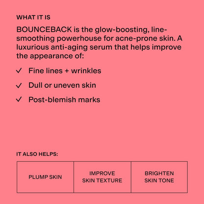 CLEARSTEM BOUNCEBACK Radiant Facial Serum - Peptide Serum for Hydration & Smooth-Looking Skin with Tri-Peptides and Mango Fruit Extracts - dailyvitalstore
