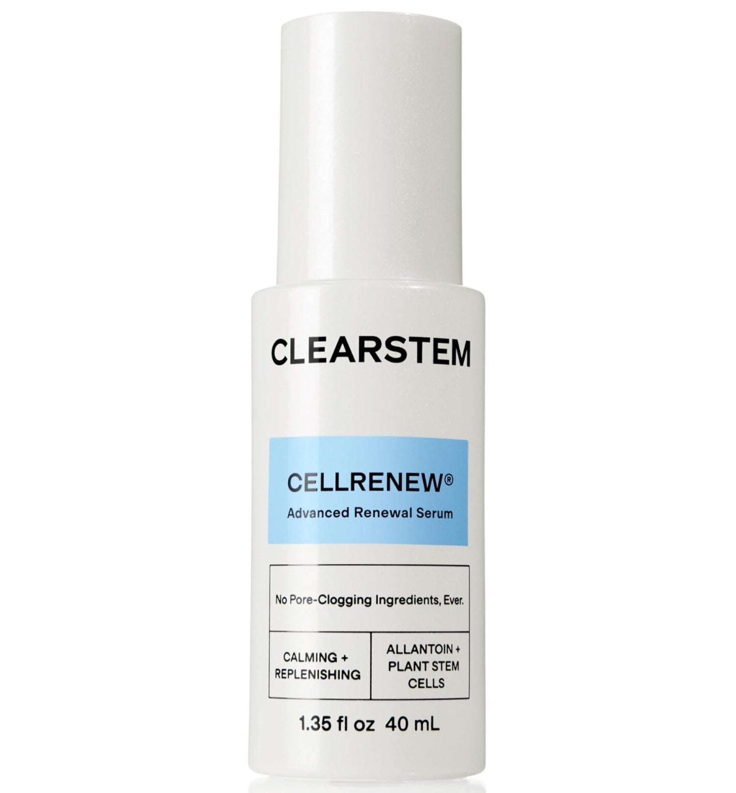CLEARSTEM - CELLRENEW - Collagen Stem Cell Serum - Acne + Youthful Skin Face Serum - Hyaluronic Acid, Reishi, Aloe Vera - Facial Skin Care Products - dailyvitalstore