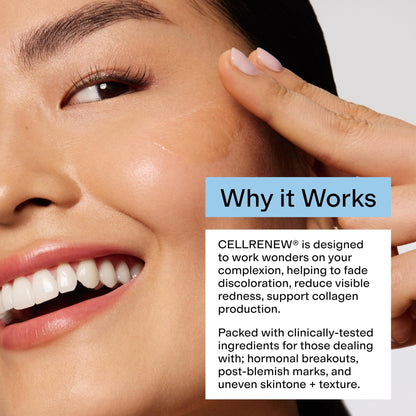 CLEARSTEM - CELLRENEW - Collagen Stem Cell Serum - Acne + Youthful Skin Face Serum - Hyaluronic Acid, Reishi, Aloe Vera - Facial Skin Care Products - dailyvitalstore