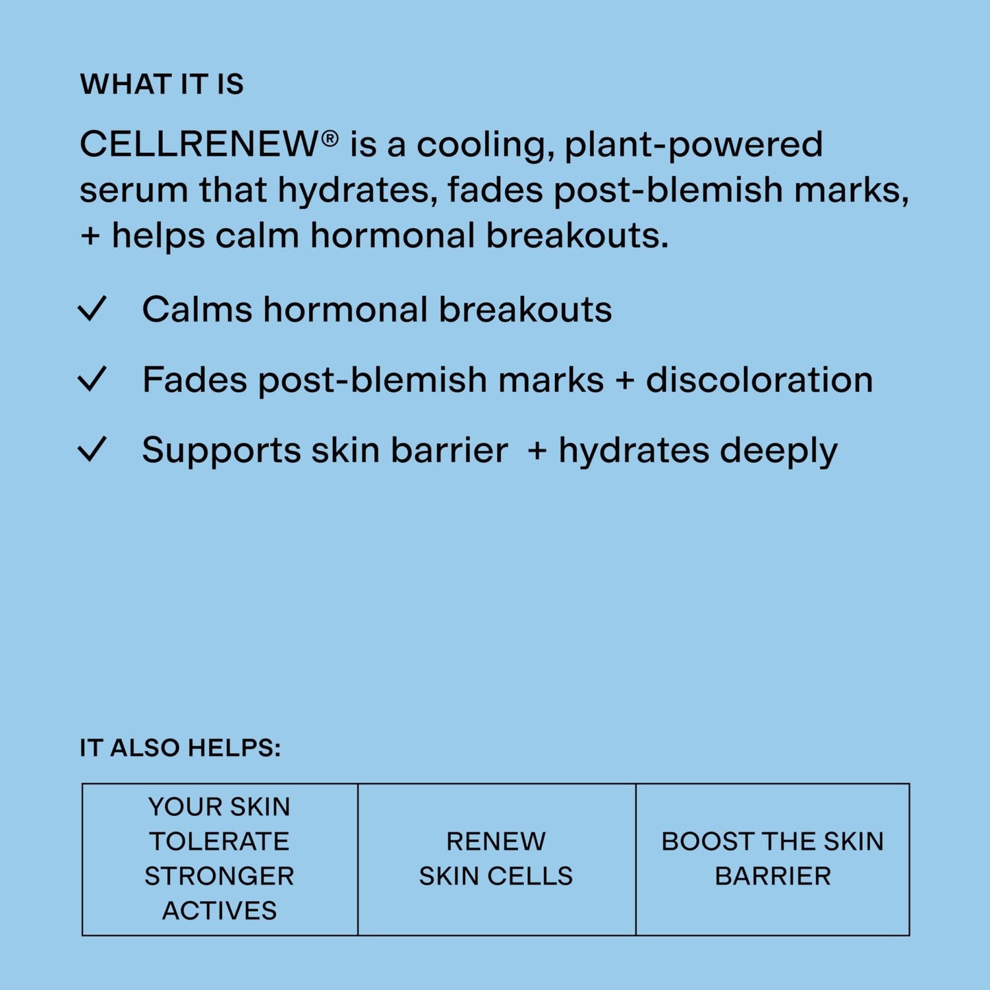 CLEARSTEM - CELLRENEW - Collagen Stem Cell Serum - Acne + Youthful Skin Face Serum - Hyaluronic Acid, Reishi, Aloe Vera - Facial Skin Care Products - dailyvitalstore