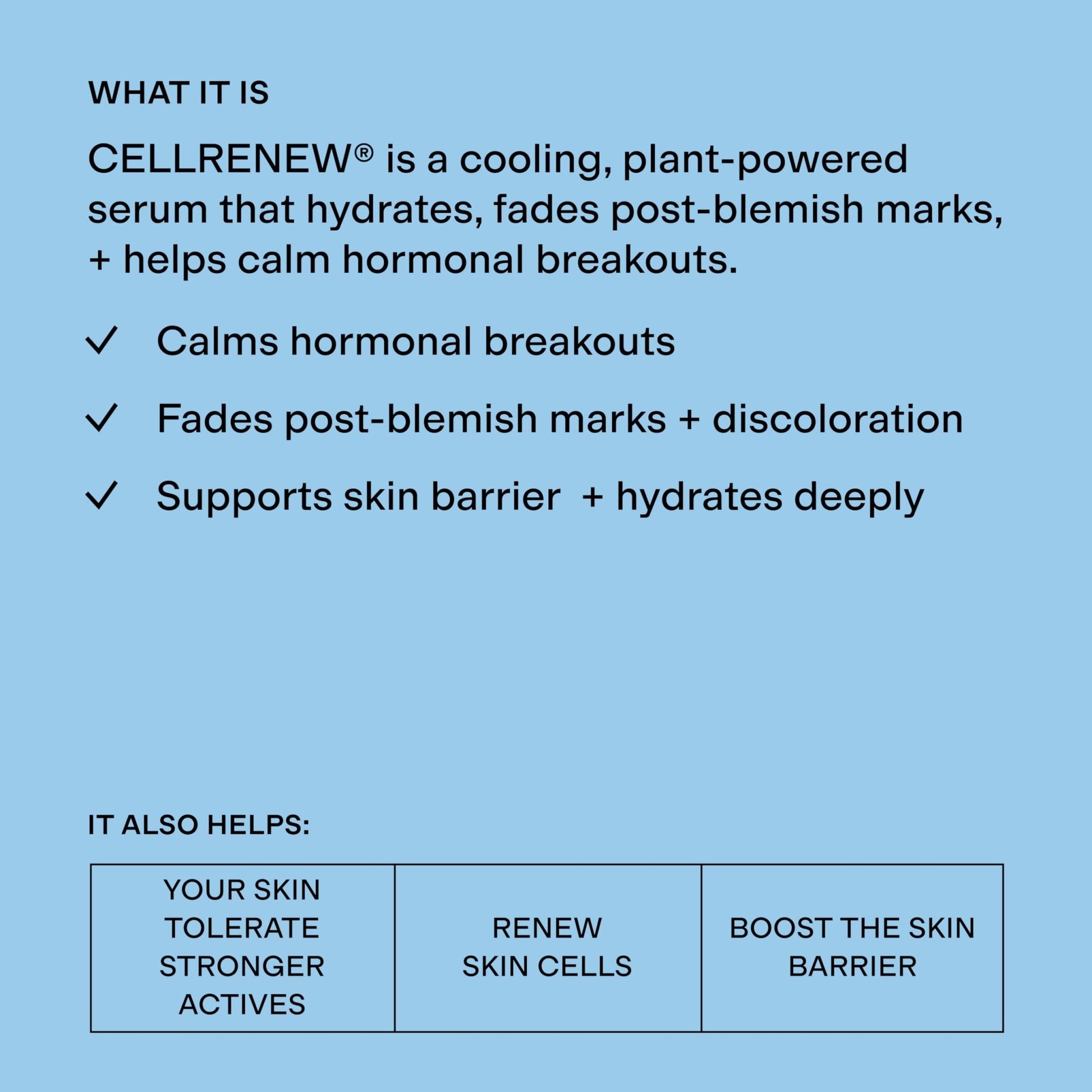 CLEARSTEM - CELLRENEW - Collagen Stem Cell Serum - Acne + Youthful Skin Face Serum - Hyaluronic Acid, Reishi, Aloe Vera - Facial Skin Care Products - dailyvitalstore