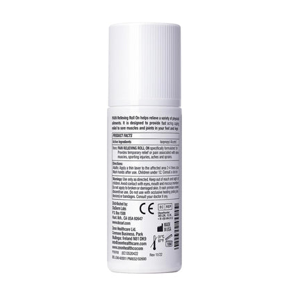 ClearZal Fast Acting Clear Pain Relieving Roll On Cooling Relief of Joint Pain, Muscle Pain, Muscle Soreness, and Swelling from Bruises or Injury - Non-Greasy - Homeopathy, 3.4oz Made in USA - dailyvitalstore