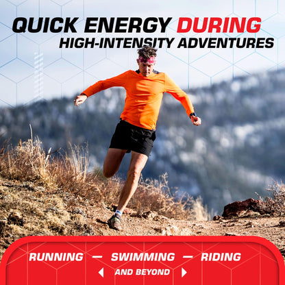 CLIF BLOKS - Mountain Berry Flavor - Energy Chews - Non-GMO - Plant Based - Fast Fuel for Cycling and Running - Quick Carbohydrates and Electrolytes - 2.12 oz. (18 Count) - dailyvitalstore