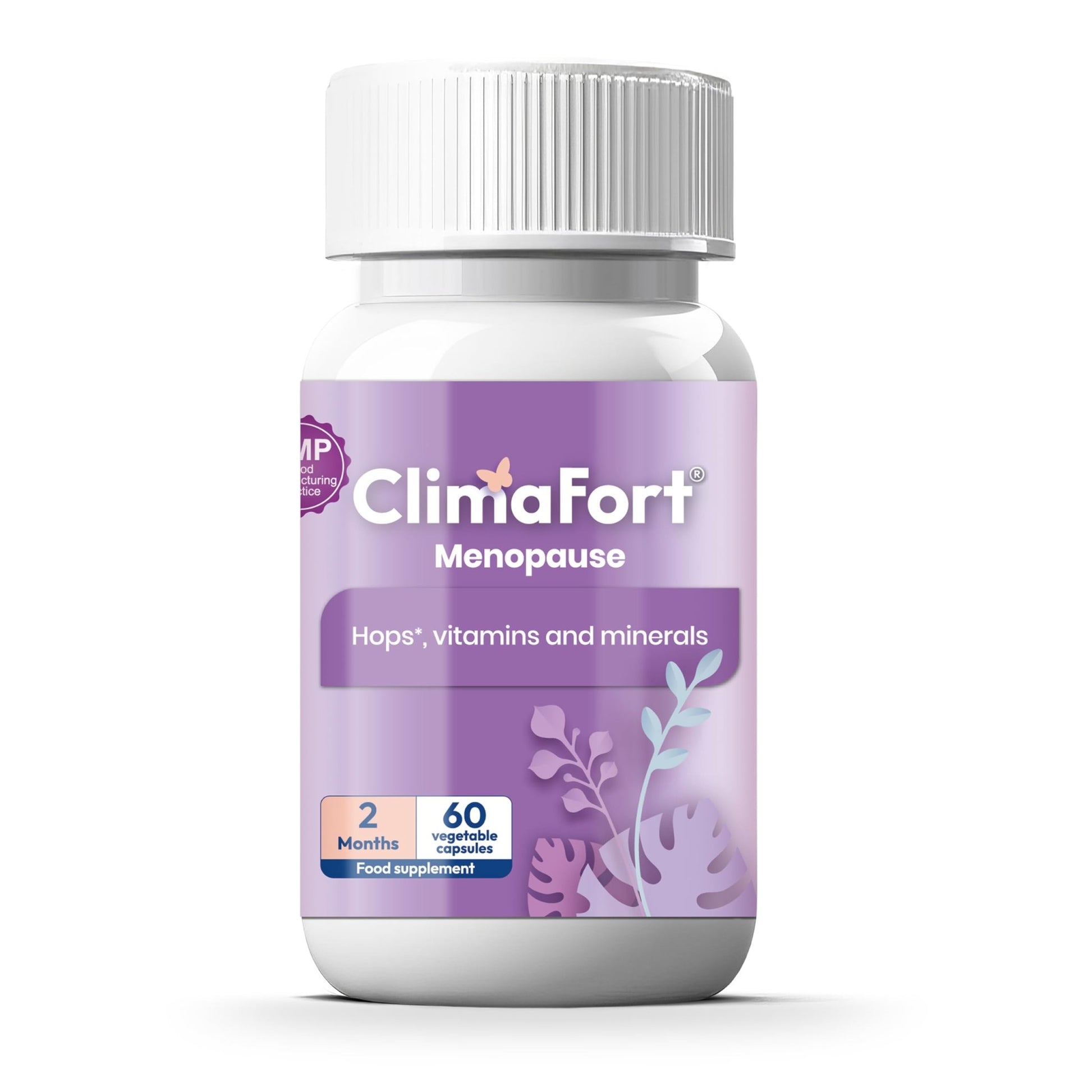 Climafort 60 Day Supply | Menopause Relief Pills | Natural Relief for Hot Flashes, Night Sweats, Mood Swings & Hormone Balance | Hops, Vitamins, and Minerals | 1 Capsule Daily - dailyvitalstore