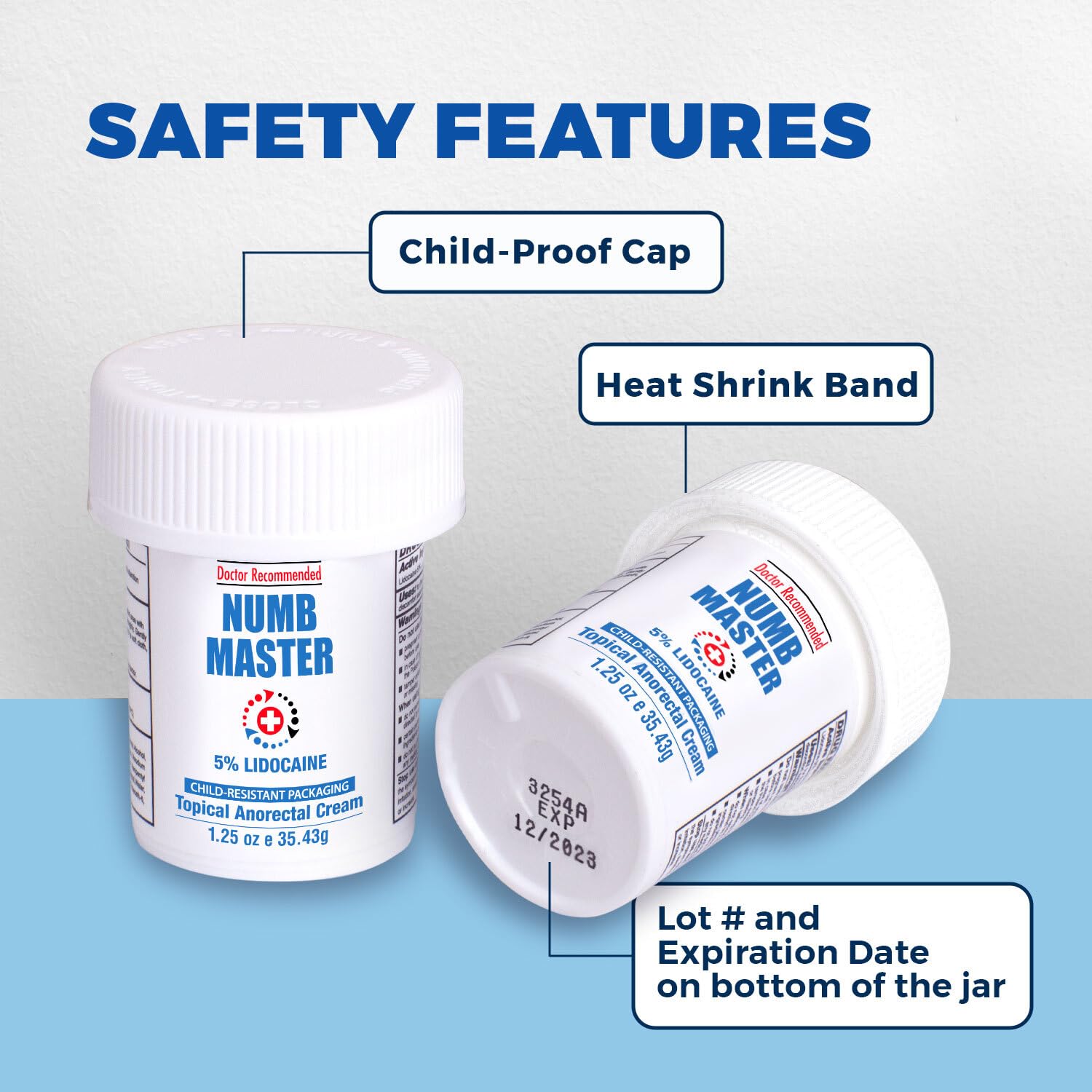 Clinical Resolution Numb Master 5% Lidocaine Cream Fast-Acting OTC anesthetic for Pain, Itch, Burns & Hemorrhoids with Vitamin E & Aloe for Soothing Relief Maximum Strength 4.2 Ounce - dailyvitalstore