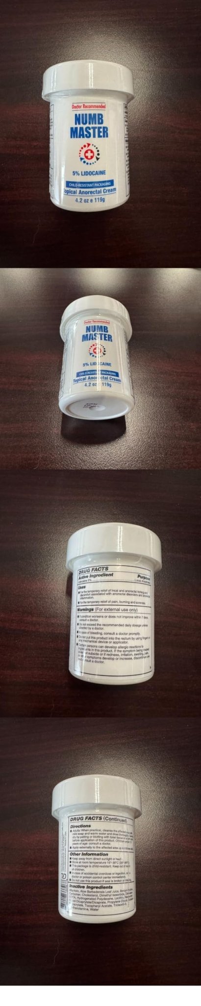 Clinical Resolution Numb Master 5% Lidocaine Cream Fast-Acting OTC anesthetic for Pain, Itch, Burns & Hemorrhoids with Vitamin E & Aloe for Soothing Relief Maximum Strength 4.2 Ounce - dailyvitalstore