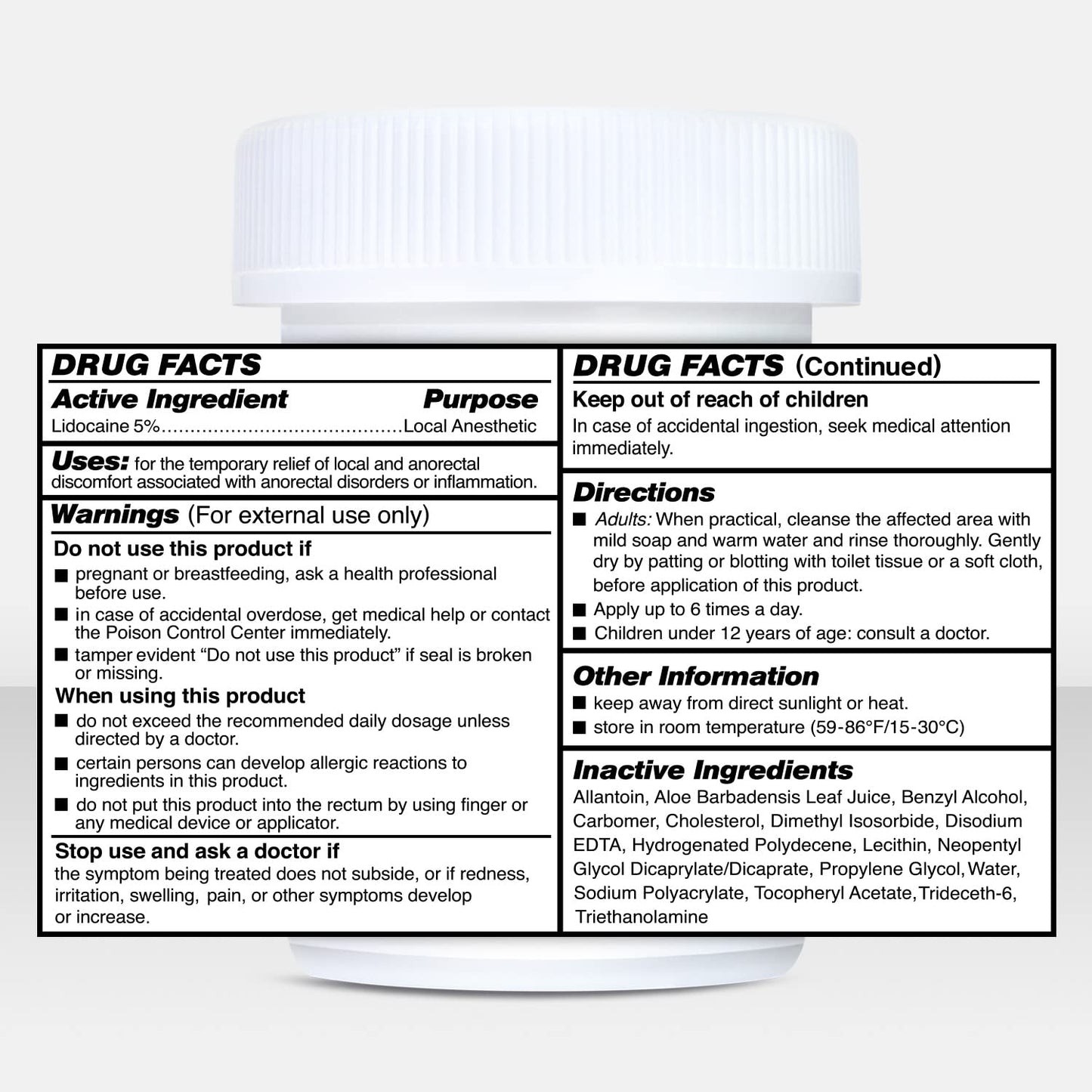 Clinical Resolution Numb Master 5% Lidocaine Cream Fast-Acting OTC anesthetic for Pain, Itch, Burns & Hemorrhoids with Vitamin E & Aloe for Soothing Relief Maximum Strength 4.2 Ounce - dailyvitalstore