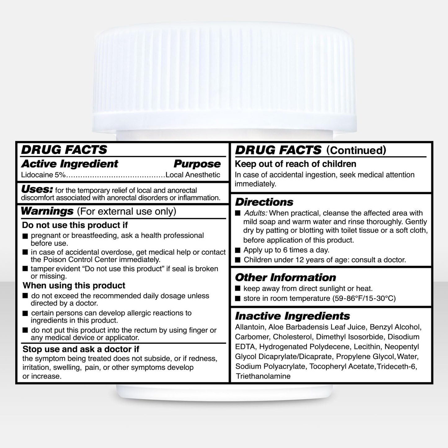 Clinical Resolution Numb Master 5% Lidocaine Numbing Cream for Pain Relief, Topical Anesthetic Burn Itch Cream Maximum Strength, Fast Acting Hemorrhoid Treatment with Vitamin E and Aloe, 1.25 Oz - dailyvitalstore