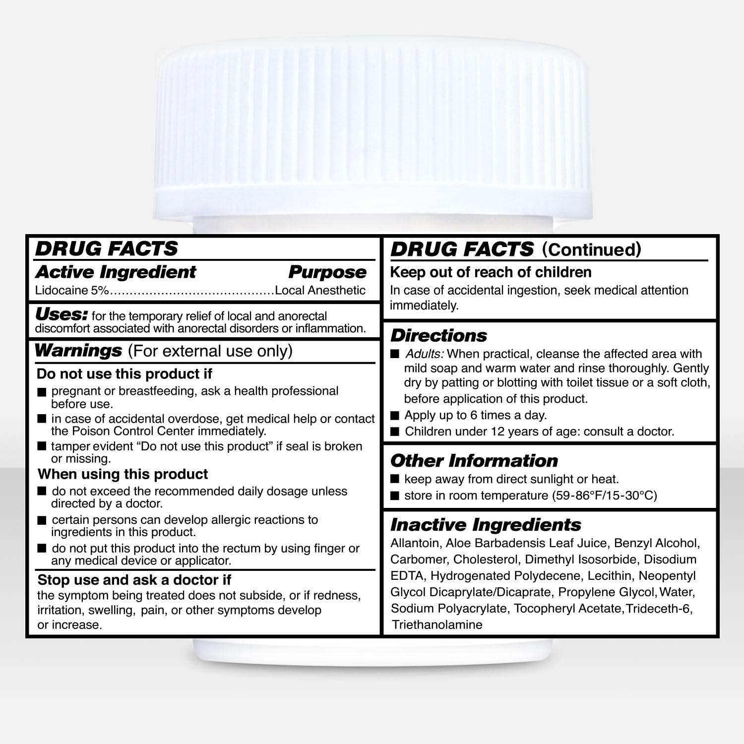 Clinical Resolution Numb Master 5% Lidocaine Numbing Cream for Pain Relief, Topical Anesthetic Burn Itch Cream Maximum Strength, Fast Acting Hemorrhoid Treatment with Vitamin E and Aloe, 1.25 Oz - dailyvitalstore