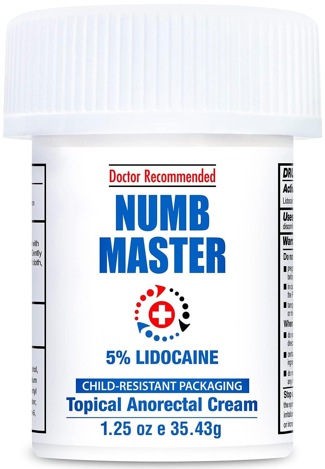 Clinical Resolution Numb Master 5% Lidocaine Numbing Cream for Pain Relief, Topical Anesthetic Burn Itch Cream Maximum Strength, Fast Acting Hemorrhoid Treatment with Vitamin E and Aloe, 1.25 Oz - dailyvitalstore