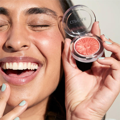 Clinique Cheek Pop Blush | Long Lasting, Buildable + Vibrant, Yet Natural-Looking Color, Cola Pop, 0.12 Ounce - dailyvitalstore