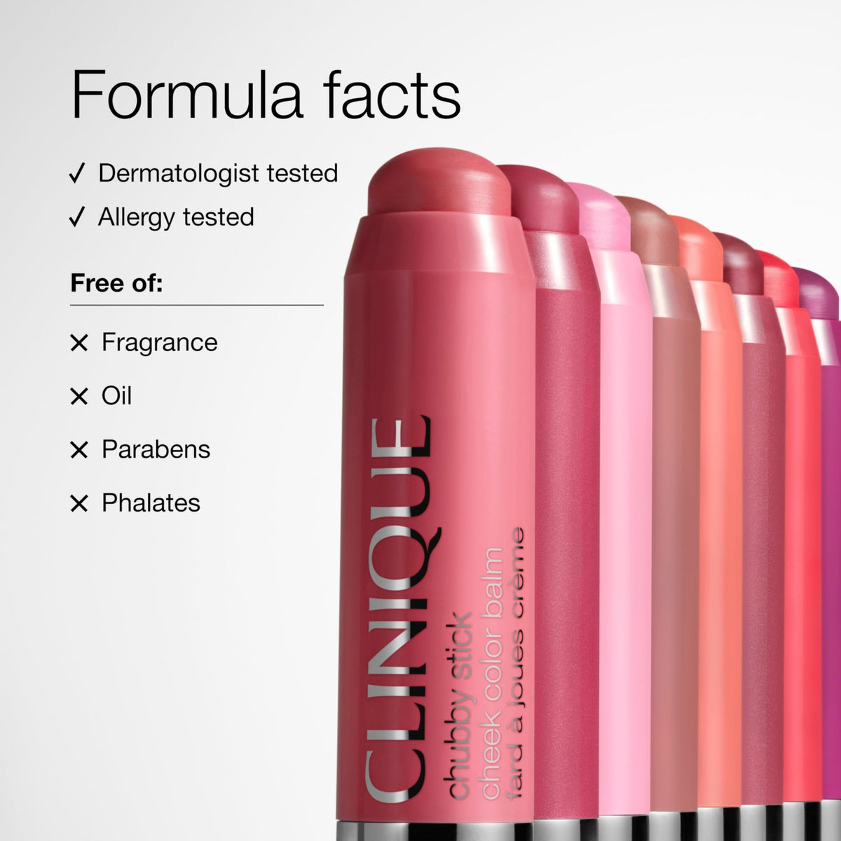 Clinique Chubby Cream Blush Stick Cheek Colour Balm | Blush For Cheeks | Long Lasting + Buildable | Create A Healthy Looking Glow - dailyvitalstore