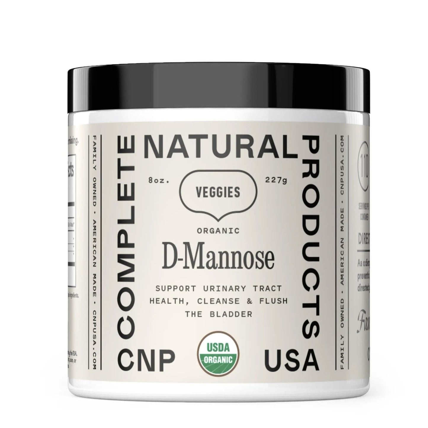 CNP Organic D Mannose Powder 2000mg - Powder D Mannose Supplement for UTI Support, Pure D-Mannose Powder from Guar Beans, Vegan Non GMO Clean Formula, Bladder Urinary Tract Health Supplement Use - dailyvitalstore