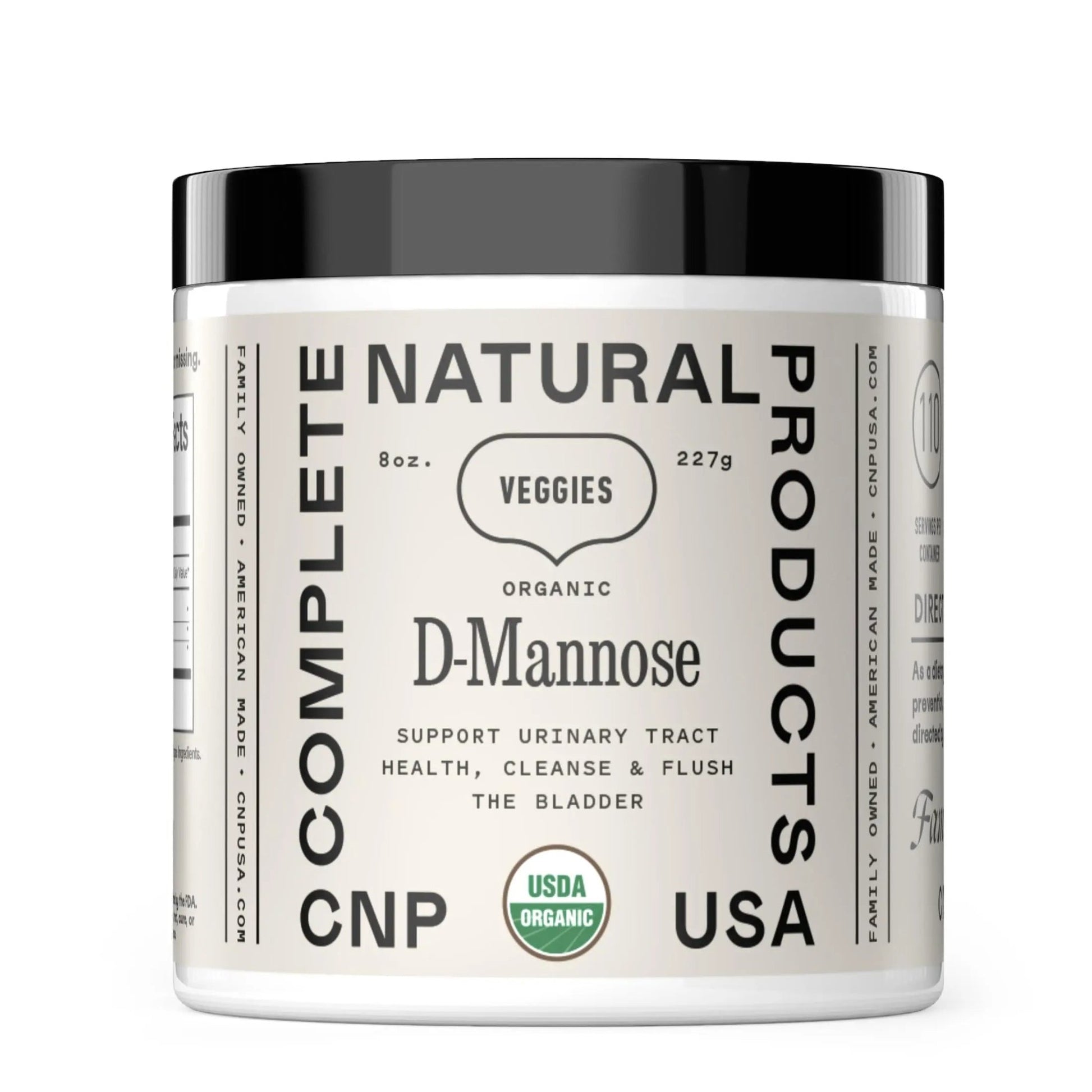 CNP Organic D Mannose Powder 2000mg - Powder D Mannose Supplement for UTI Support, Pure D-Mannose Powder from Guar Beans, Vegan Non GMO Clean Formula, Bladder Urinary Tract Health Supplement Use - dailyvitalstore