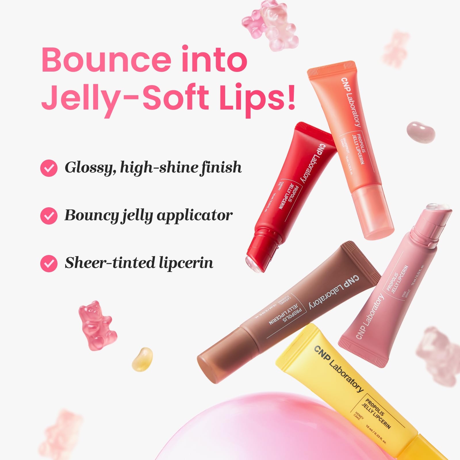 CNP Propolis Jelly Lipcerin™ - 01 Honey Cake, Hydrating Lip Balm & Gloss with Manuka Honey + Hyaluronic Acid, Stocking Stuffers, Gifts for Women, 0.3 fl.oz. - dailyvitalstore