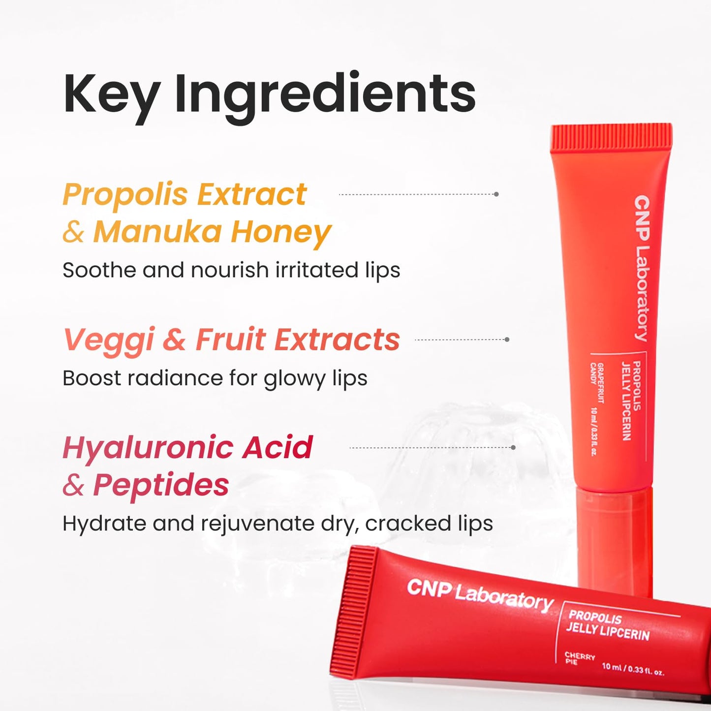 CNP Propolis Jelly Lipcerin™ - 01 Honey Cake, Hydrating Lip Balm & Gloss with Manuka Honey + Hyaluronic Acid, Stocking Stuffers, Gifts for Women, 0.3 fl.oz. - dailyvitalstore