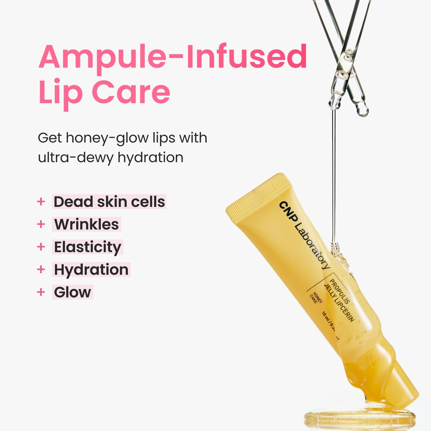 CNP Propolis Jelly Lipcerin™ - 01 Honey Cake, Hydrating Lip Balm & Gloss with Manuka Honey + Hyaluronic Acid, Stocking Stuffers, Gifts for Women, 0.3 fl.oz. - dailyvitalstore