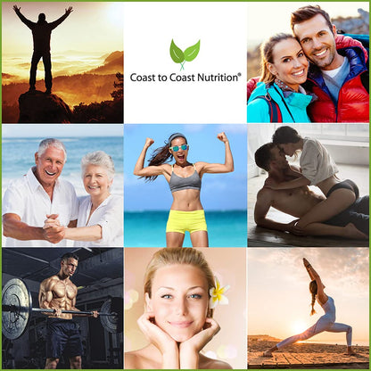 Coast to Coast Nutrition Cholesterol Support Supplement - Support Cardiovascular & Artery Performance, Target Bad LDL Levels & Plaque Calcium Buld-Up - Promote Circulation & Blood Flow - 60 Capsules - dailyvitalstore