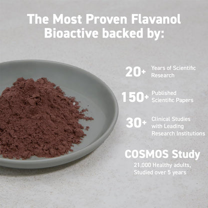 CocoaVia Cocoa Flavanols 500mg, High Flavanol Cocoa Powder, Support Heart and Brain Health, Boosts Nitric Oxide, Circulation, Preworkout, Travel-Friendly, Vegan, Dark Chocolate, 15 Single Serve Sticks - dailyvitalstore