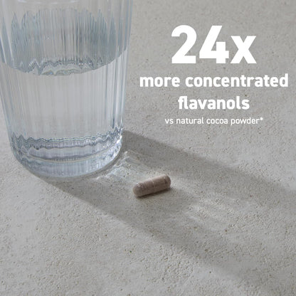 CocoaVia Memory & Focus Brain Supplement, 30 Day, Cocoa Flavanol Blend, Lutein, Added Caffeine for Boost. Improve Cognitive Function, Attention, Vegan & Plant Based, 30 Capsules - dailyvitalstore