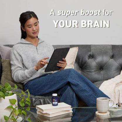 CocoaVia Memory & Focus Brain Supplement, 30 Day, Cocoa Flavanol Blend, Lutein, Added Caffeine for Boost. Improve Cognitive Function, Attention, Vegan & Plant Based, 30 Capsules - dailyvitalstore