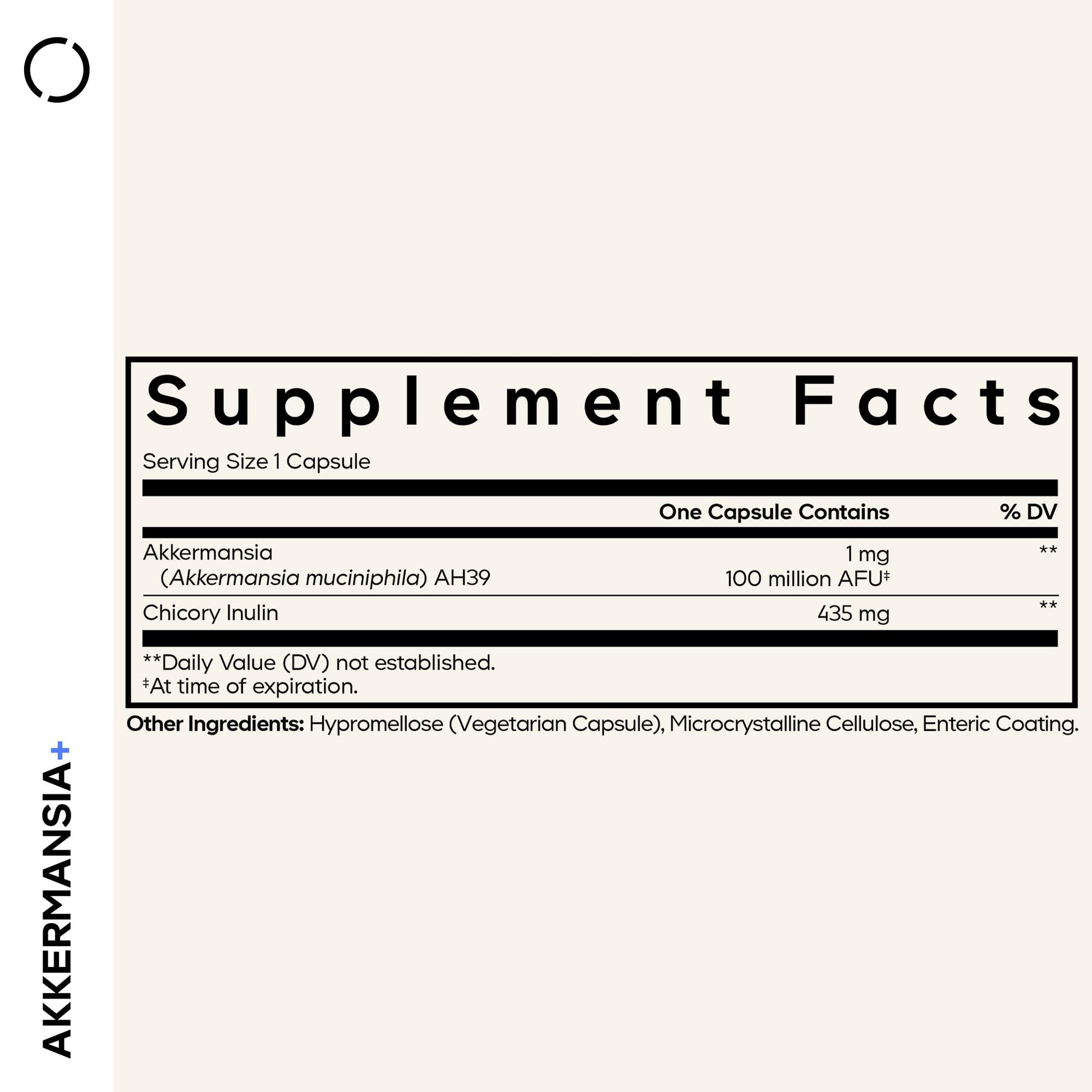 Codeage Akkermansia Muciniphila Probiotic Supplement - 3-Month Supply of Akkermansia & Chicory Inulin - Daily Synbiotic Probiotic Chicory Root - 100 Million AFUs - Gluten-Free - 90 Capsules - dailyvitalstore