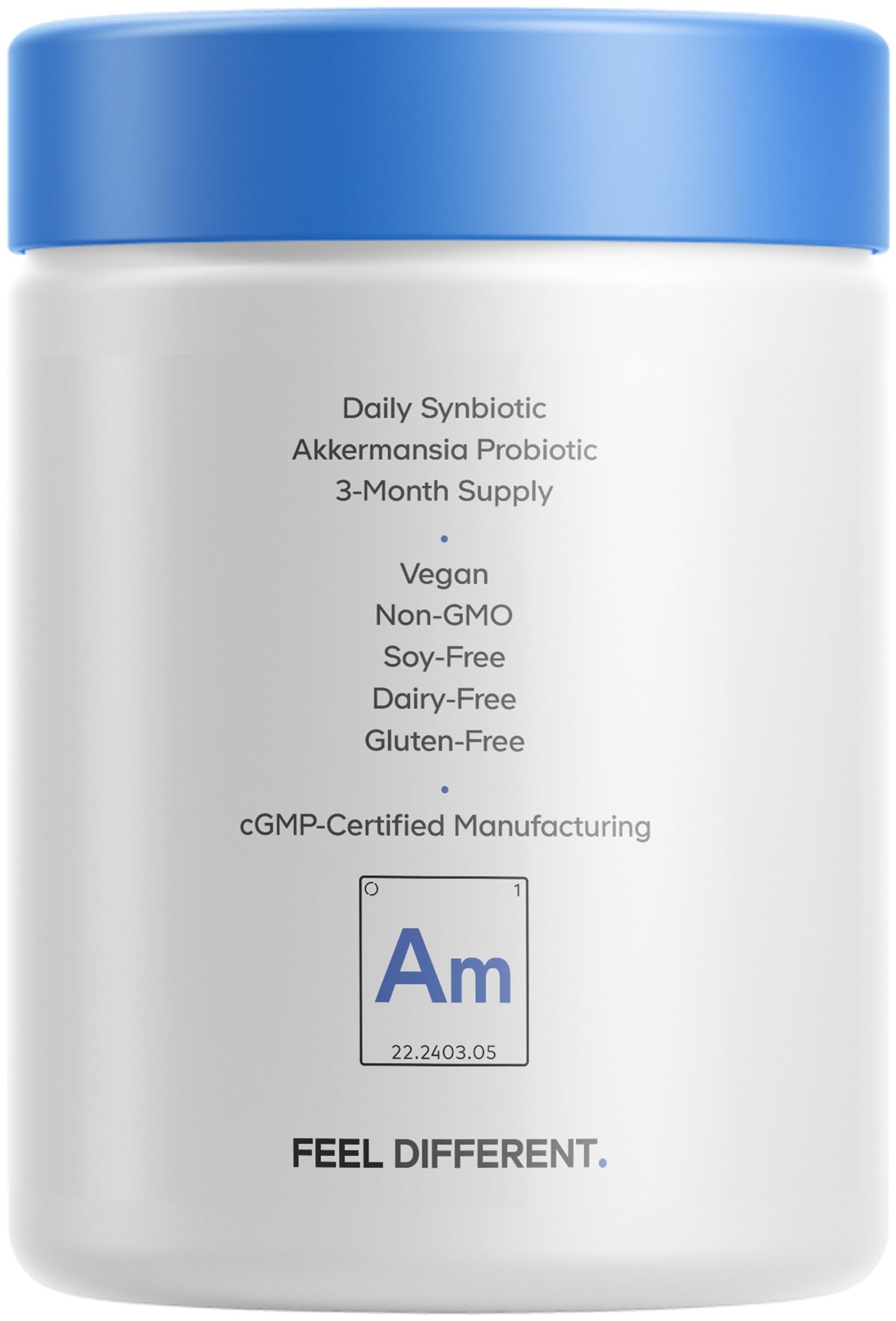 Codeage Akkermansia Muciniphila Probiotic Ultra - High-Potency 500M AFUs Akkermansia Probiotic Supplement - Enhanced Daily Probiotic & Prebiotic, Chicory Inulin - 3-Month Supply - 90 Capsules - dailyvitalstore
