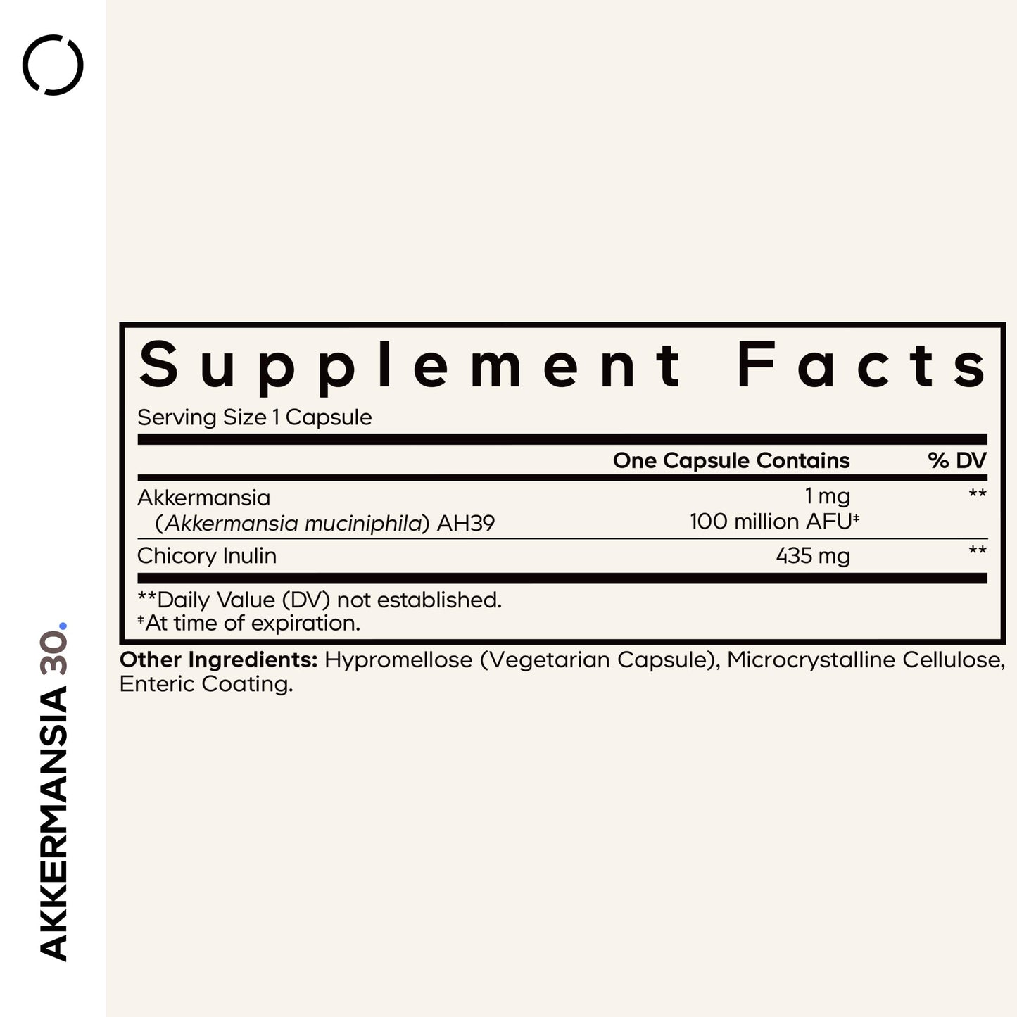 Codeage Akkermansia Synbiotic Supplement - 100 Million AFU Akkermansia Probiotic & Chicory Inulin Prebiotic - Chicory Root - 1 Capsule Per Serving - Non-GMO, Gluten-Free - 30 Capsules - dailyvitalstore
