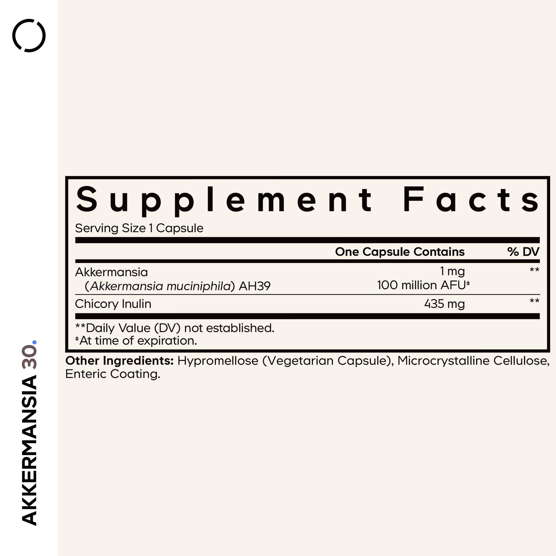 Codeage Akkermansia Synbiotic Supplement - 100 Million AFU Akkermansia Probiotic & Chicory Inulin Prebiotic - Chicory Root - 1 Capsule Per Serving - Non-GMO, Gluten-Free - 30 Capsules - dailyvitalstore
