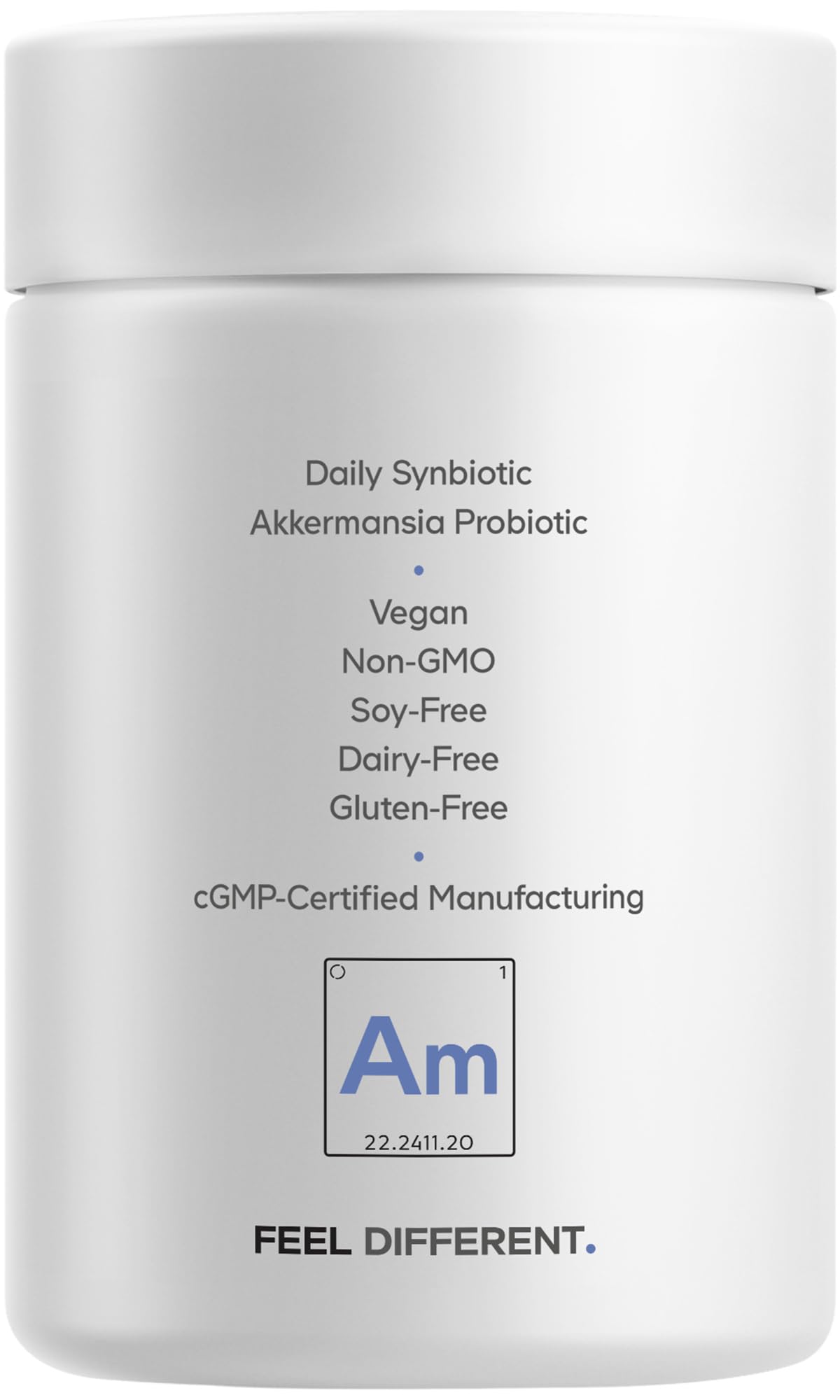 Codeage Akkermansia Synbiotic Supplement - 100 Million AFU Akkermansia Probiotic & Chicory Inulin Prebiotic - Chicory Root - 1 Capsule Per Serving - Non-GMO, Gluten-Free - 30 Capsules - dailyvitalstore